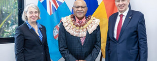Eröffnung der neuen deutschen Botschaft in Suva