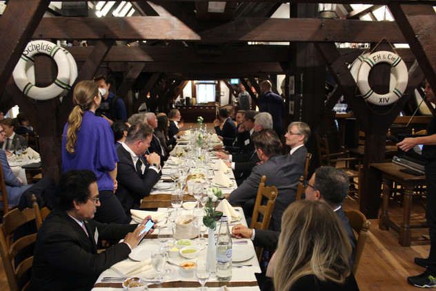 Netzwerk-Dinner im unternehmenseigenen Museum auf dem Haniel-Campus